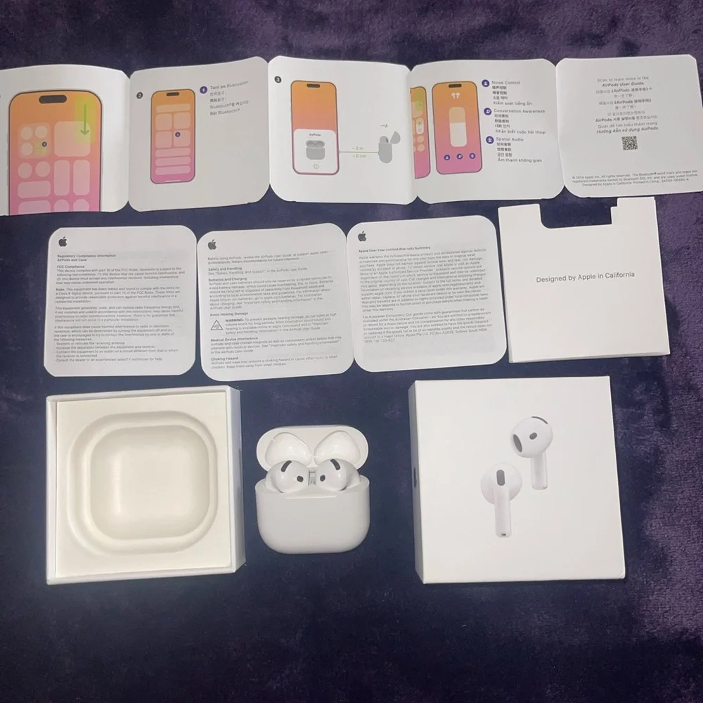 Apple AirPods 4 active noise cancellation